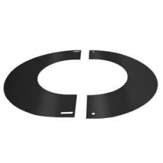 Round Finishing Plate 90° dia 125mm - Black